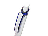 Ручка шариковая, ручка шариковая Соната, белый/синий, фото 2