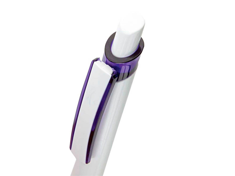 Ручка шариковая, ручка шариковая Соната, белый/фиолетовый - фото 2 - id-p111780000
