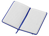 Набор с блокнотом, ручкой и брелком Busy, синий, фото 4