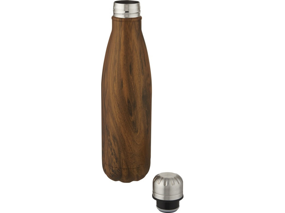 Cove бутылка из нержавеющей стали объемом 500 мл с вакуумной изоляцией и деревянным принтом, дерево - фото 3 - id-p111803008