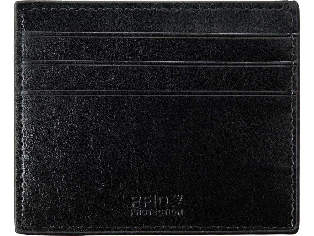 Картхолдер для 6 пластиковых карт с RFID-защитой Fabrizio, черный - фото 5 - id-p111812010