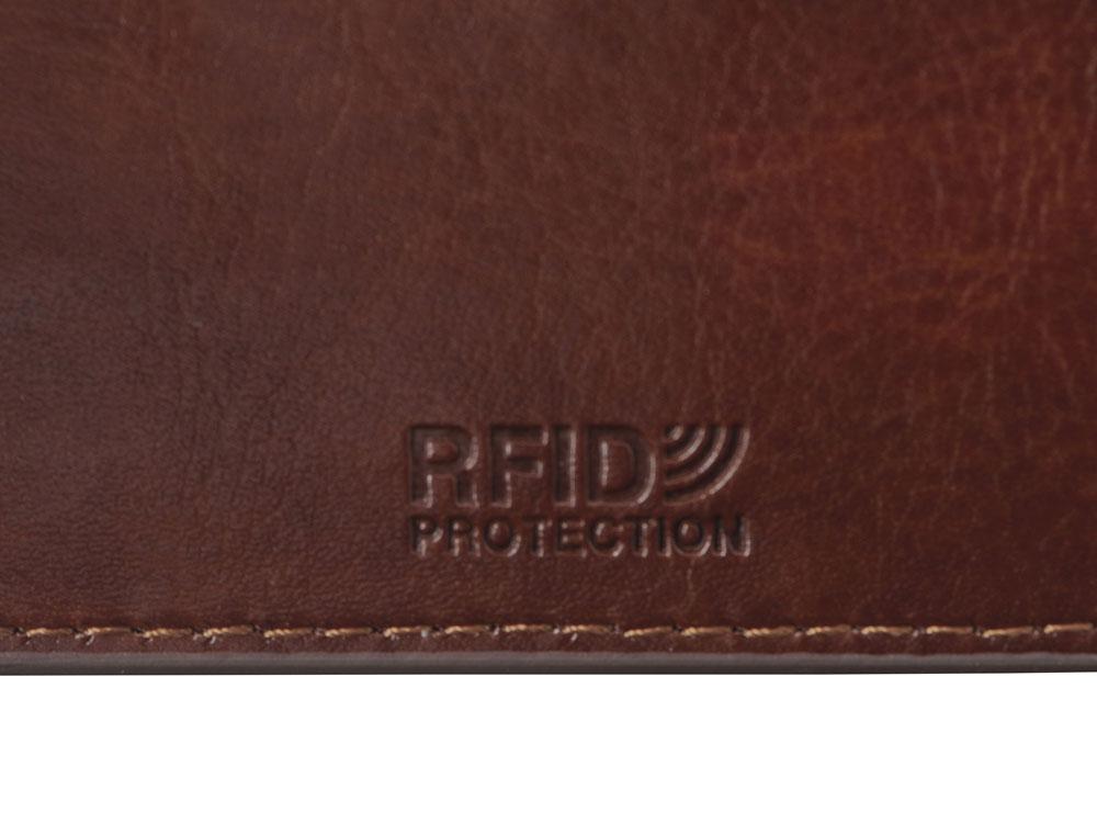 Картхолдер для 6 пластиковых карт с RFID-защитой Fabrizio, коричневый - фото 7 - id-p111812011