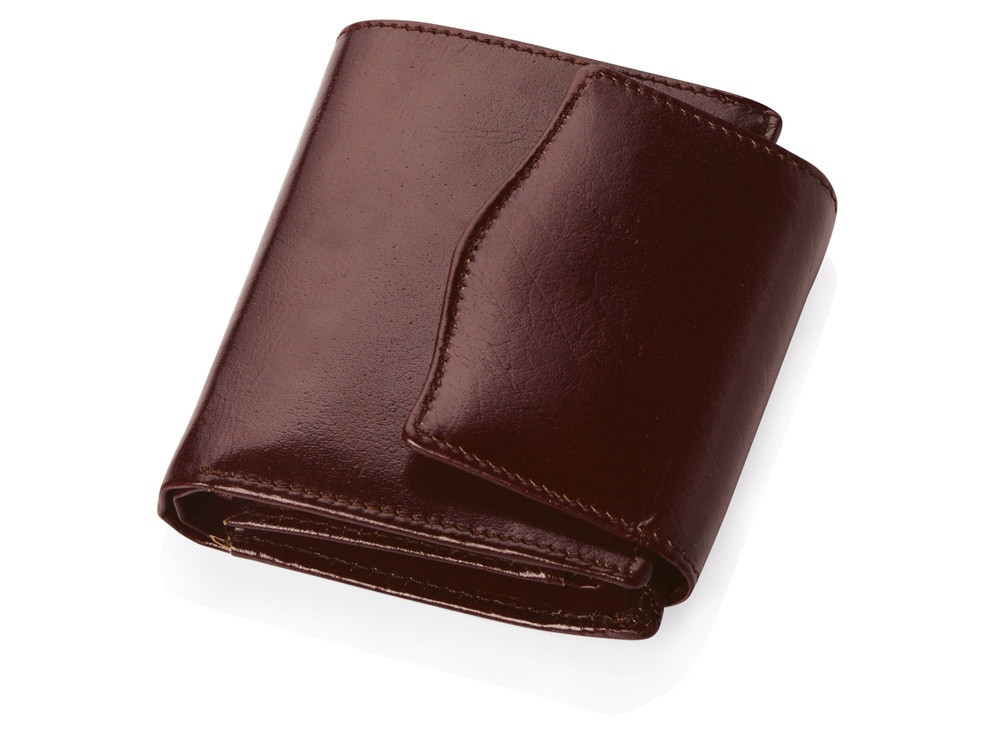 Портмоне с отделениями для кредитных карт и монет, коричневый - фото 1 - id-p111782030