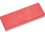 Набор Даллас: ручка шариковая, карандаш с ластиком в футляре, красный, фото 3