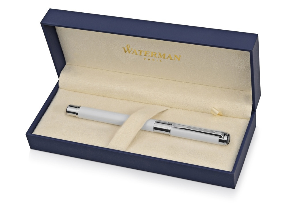 Ручка роллер Waterman Perspective Pure White CT F, белый/серебристый - фото 6 - id-p111785055