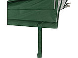 Зонт-трость полуавтомат Майорка, зеленый/серебристый, фото 3