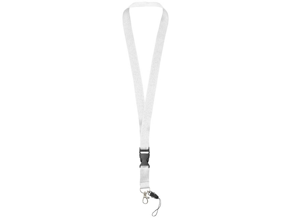 Шнурок Sagan с отстегивающейся пряжкой, держатель для телефона, белый - фото 1 - id-p111791109