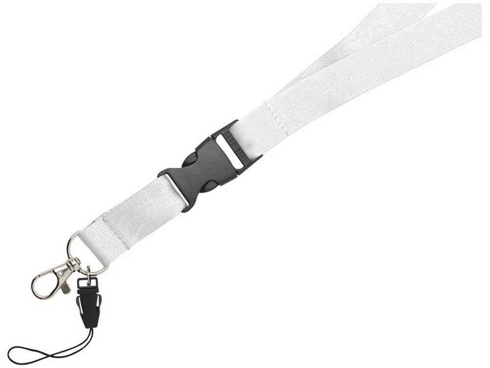Шнурок Sagan с отстегивающейся пряжкой, держатель для телефона, белый - фото 3 - id-p111791109