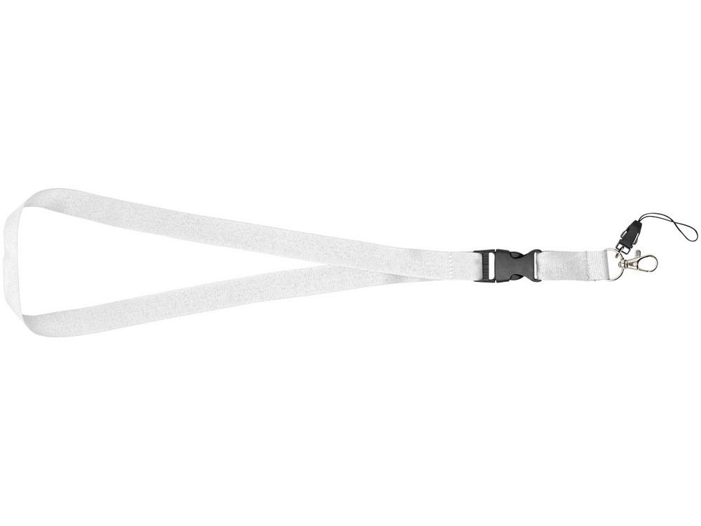 Шнурок Sagan с отстегивающейся пряжкой, держатель для телефона, белый - фото 4 - id-p111791109