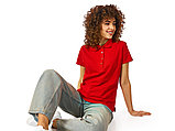 Рубашка поло First женская, красный, фото 2
