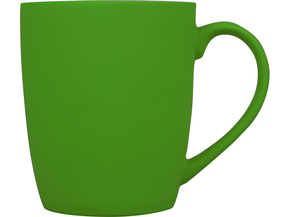 Кружка керамическая с покрытием софт тач зеленое яблоко - фото 2 - id-p111789120