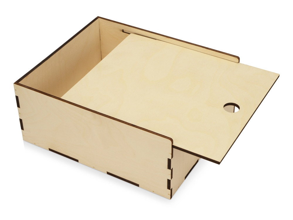 Деревянная подарочная коробка-пенал, размер L - фото 2 - id-p111797151