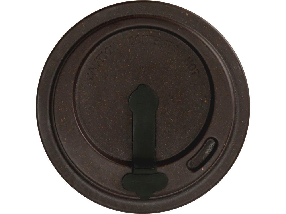 Стакан из кофе с силиконовой манжетой Latte, коричневый - фото 5 - id-p111798146