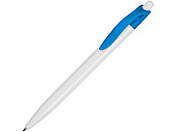Ручка шариковая, ручка шариковая Какаду, белый/голубой