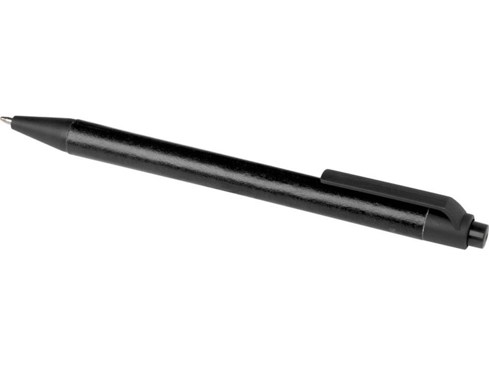 Одноцветная шариковая ручка Chartik из переработанной бумаги с матовой отделкой, сплошной черный - фото 3 - id-p111820191