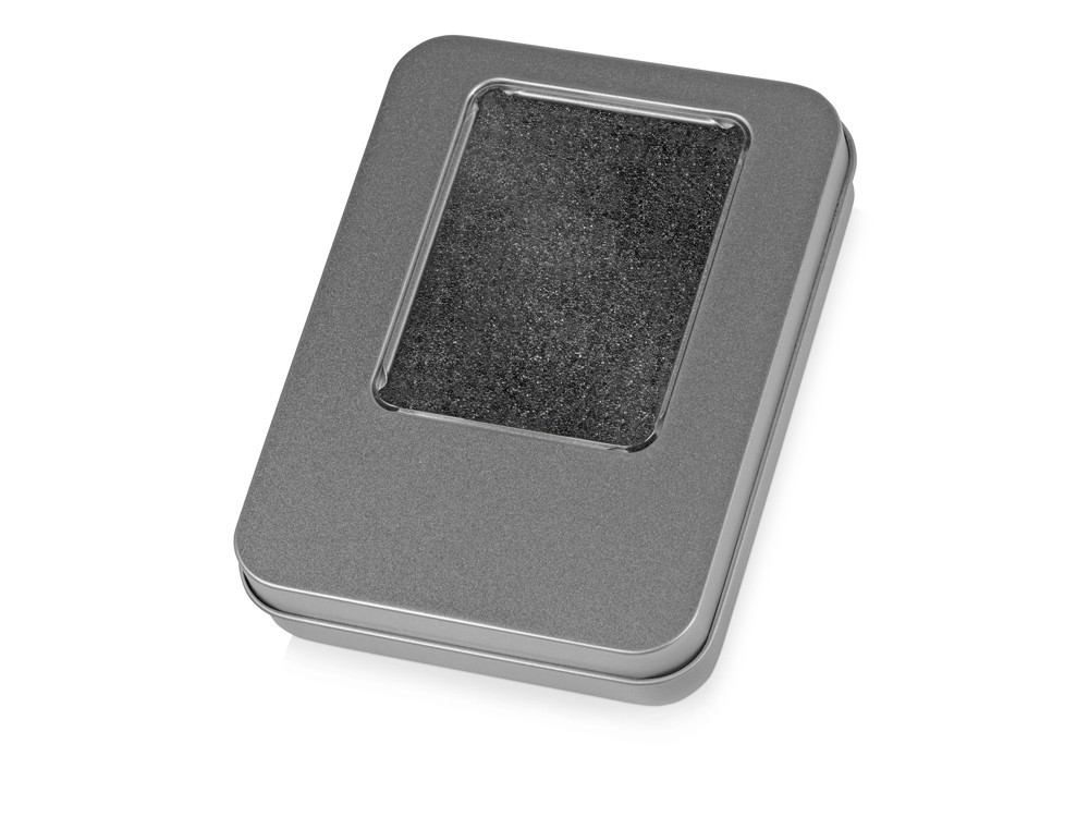 Подарочная коробка для флеш-карт Сиам, серебристый - фото 1 - id-p111782205