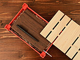 Подарочная деревянная коробка, красный, фото 2