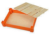 Подарочная деревянная коробка, оранжевый, фото 3