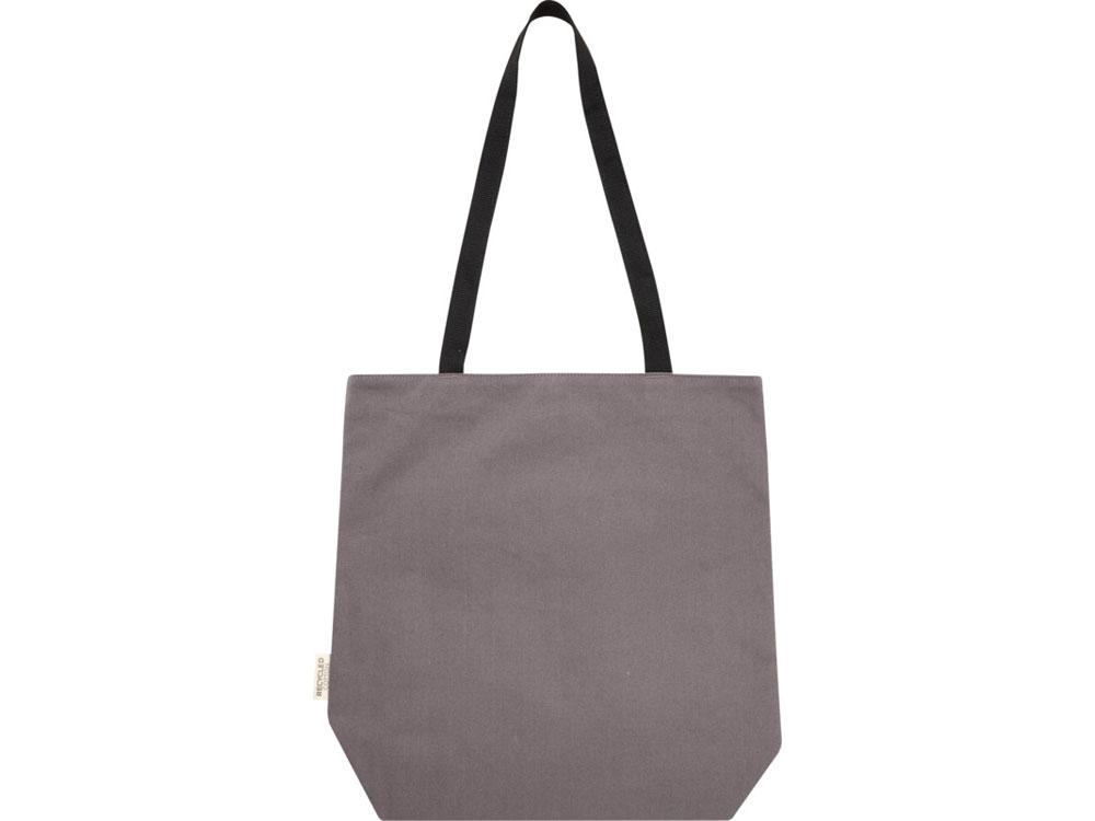 Универсальная эко-сумка Joey из холста, объемом 14 л, серый - фото 3 - id-p111820212