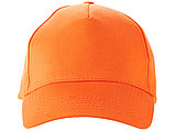 Бейсболка Memphis 5-ти панельная, оранжевый, фото 6