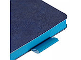 Ежедневник недатированный А5 Boston, синий (голубой обрез), фото 4