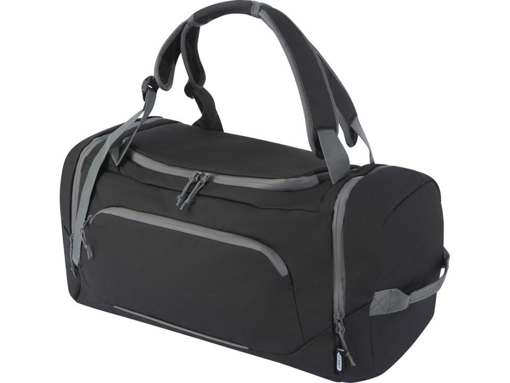 Водонепроницаемая спортивная сумка-рюкзак Aqua, объемом 35 л, сплошной черный - фото 1 - id-p111820228