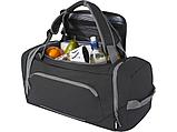 Водонепроницаемая спортивная сумка-рюкзак Aqua, объемом 35 л, сплошной черный, фото 4