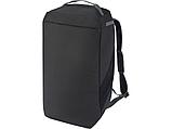 Водонепроницаемая спортивная сумка-рюкзак Aqua, объемом 35 л, сплошной черный, фото 5