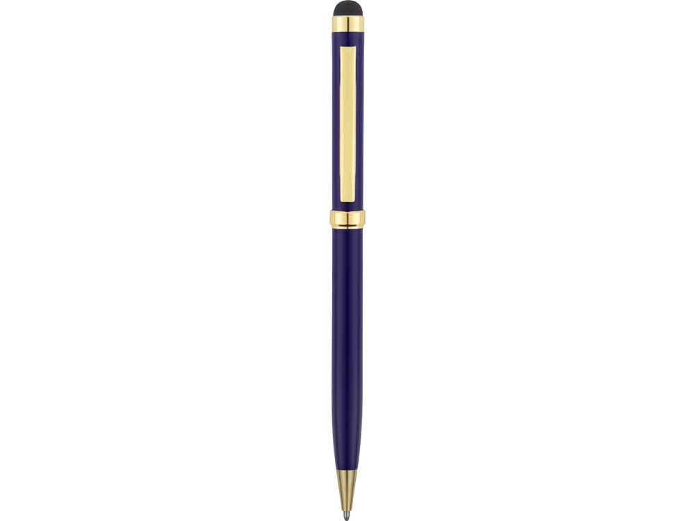 Ручка шариковая Голд Сойер со стилусом, синий - фото 2 - id-p111786251