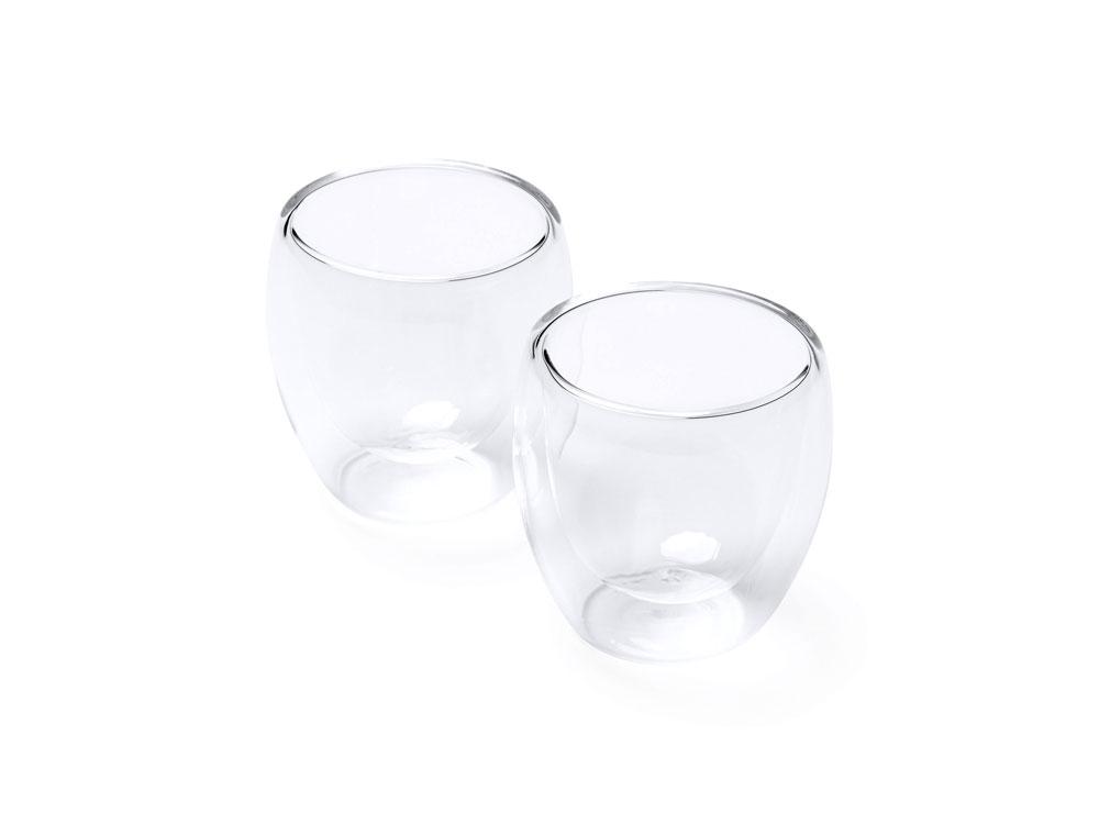 Набор CAPSUL из 2 стаканов с двойными стенками, прозрачный - фото 1 - id-p111821254