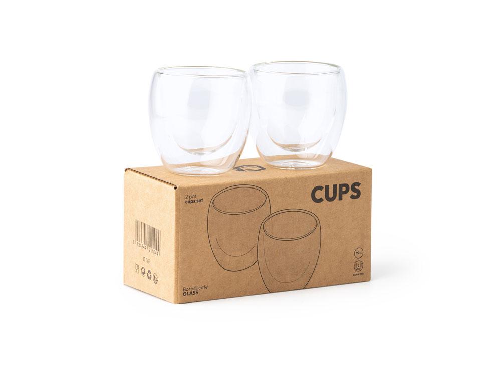 Набор CAPSUL из 2 стаканов с двойными стенками, прозрачный - фото 2 - id-p111821254