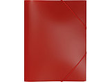 Папка формата А4 на резинке, красный, фото 2