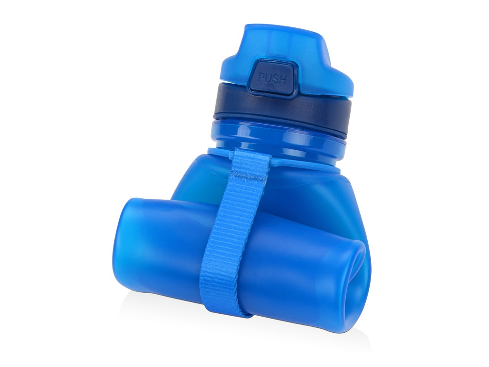 Складная бутылка Твист 500мл, синий - фото 3 - id-p111786305