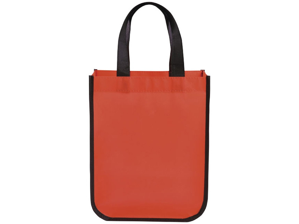 Маленькая ламинированная сумка для покупок, красный - фото 3 - id-p111788298