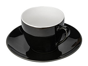 Чайная пара базовой формы Lotos, 250мл, черный