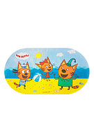 Коврик для ванны антискользящий Три кота Uviton