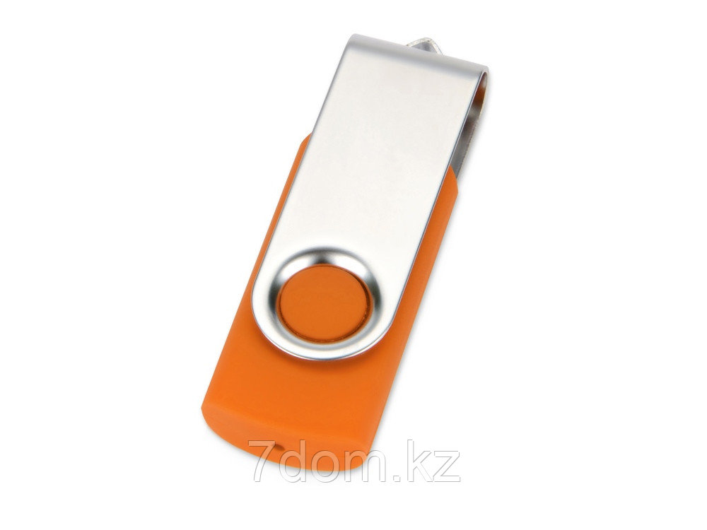 Флеш-карта USB 2.0 16 Gb Квебек, оранжевый - фото 1 - id-p111782334