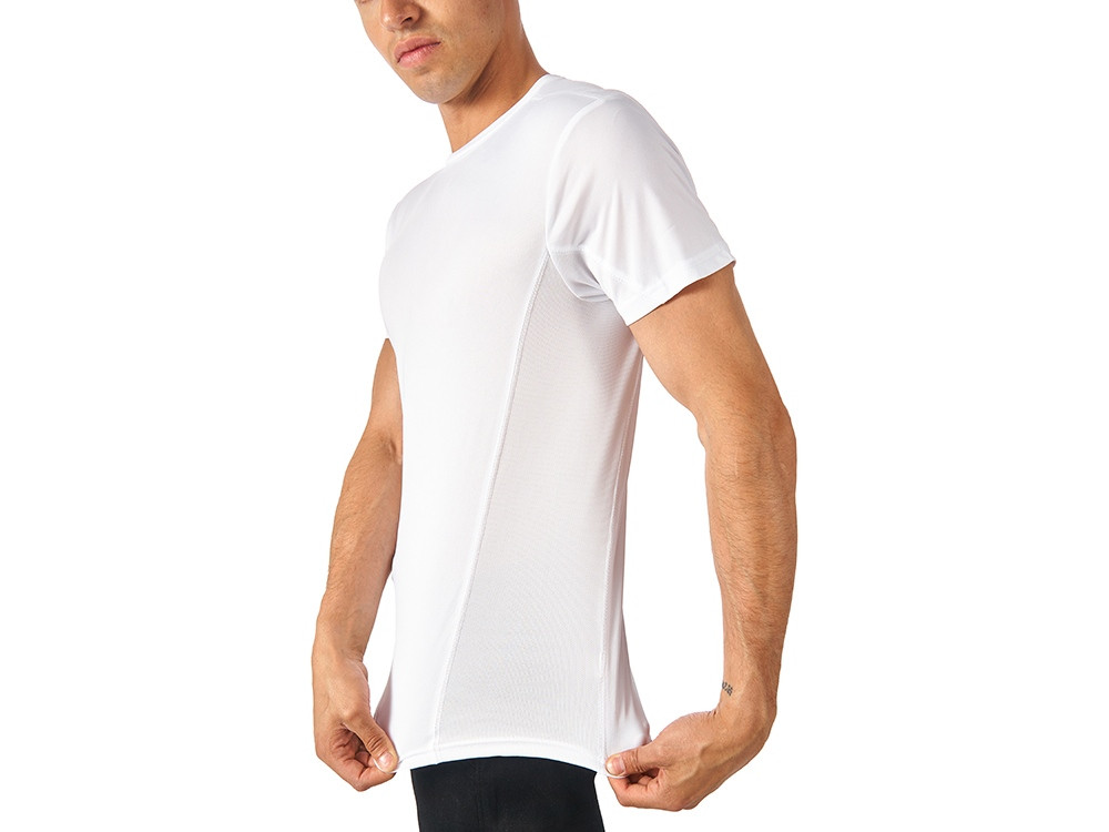 Мужская спортивная футболка Turin из комбинируемых материалов, белый - фото 3 - id-p111800323