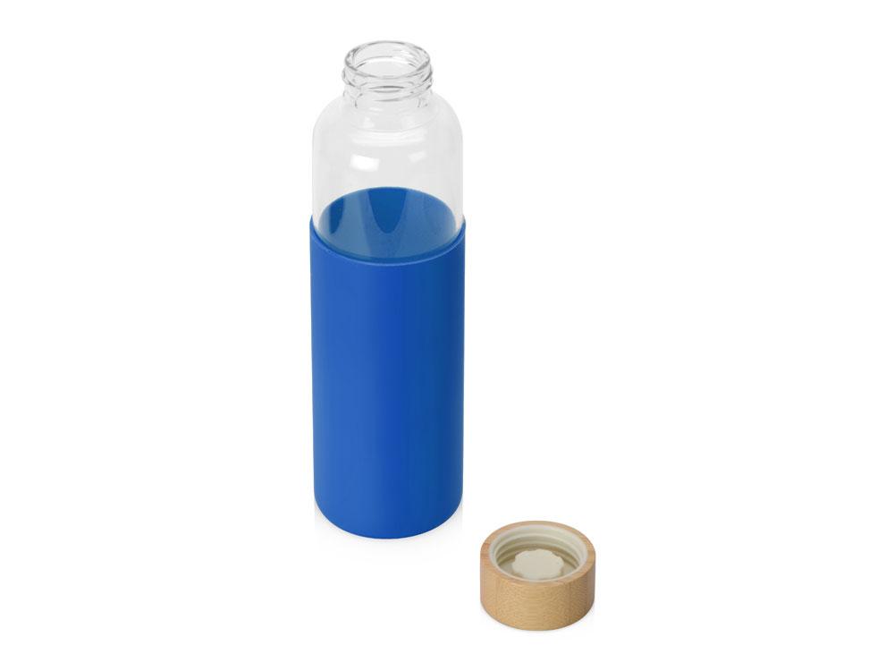 Бутылка для воды стеклянная Refine, в чехле, 550 мл, темно-синий - фото 3 - id-p111795335