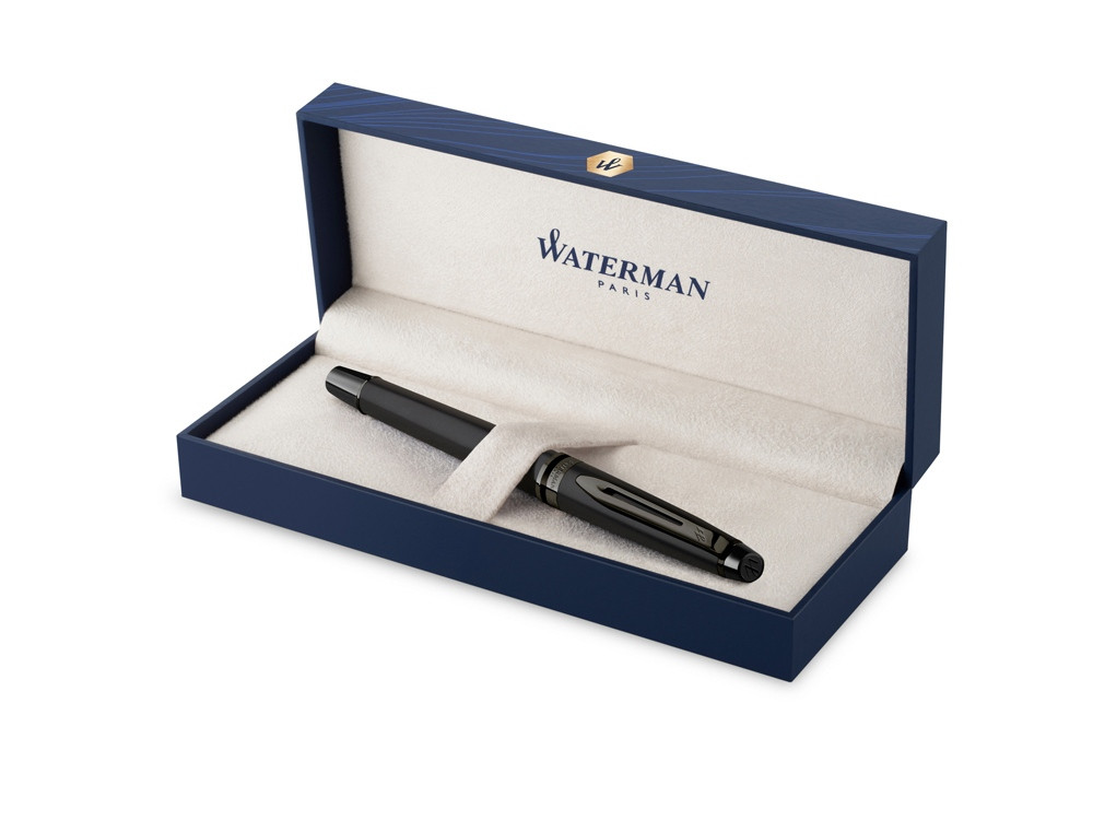 Перьевая ручка Waterman Expert Black F BLK в подарочной упаковке - фото 3 - id-p111814320