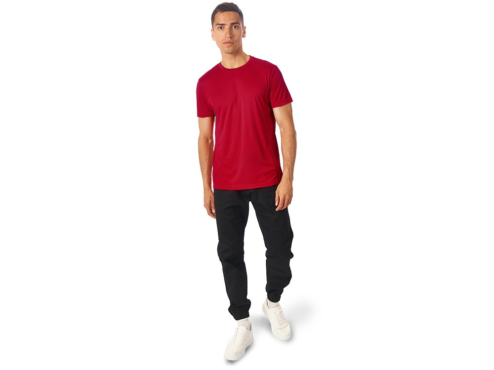 Мужская спортивная футболка Turin из комбинируемых материалов, красный - фото 5 - id-p111800328