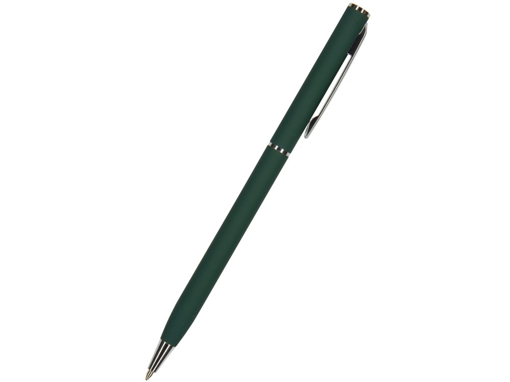 Ручка Palermo шариковая автоматическая, зеленый металлический корпус, 0,7 мм, синяя - фото 1 - id-p111793349