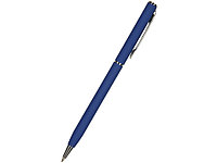 Ручка Palermo шариковая автоматическая, синий металлический корпус, 0,7 мм, синяя