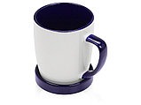 Кружка с универсальной подставкой Мак-Кинни 320мл, белый/синий, фото 3