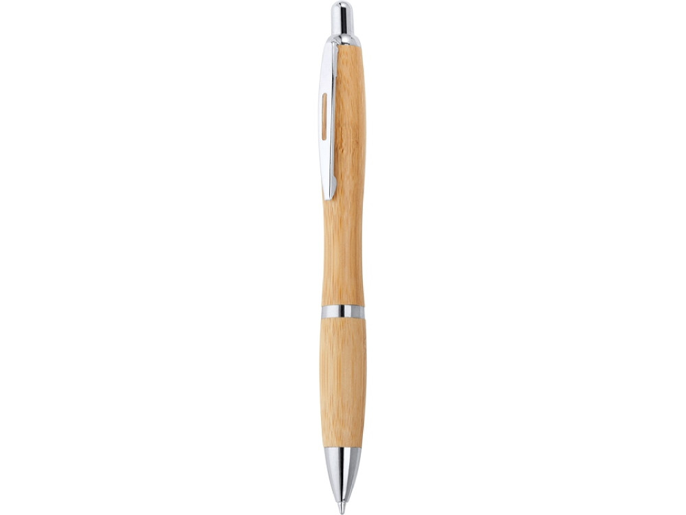 Шариковая ручка SAGANO из бамбука, серебристый - фото 2 - id-p111820365