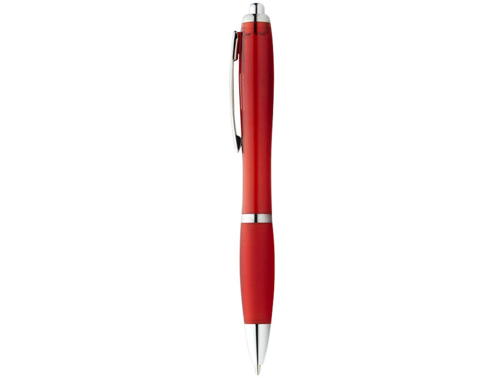 Ручка пластиковая шариковая Nash, красный, синие чернила - фото 2 - id-p111788379