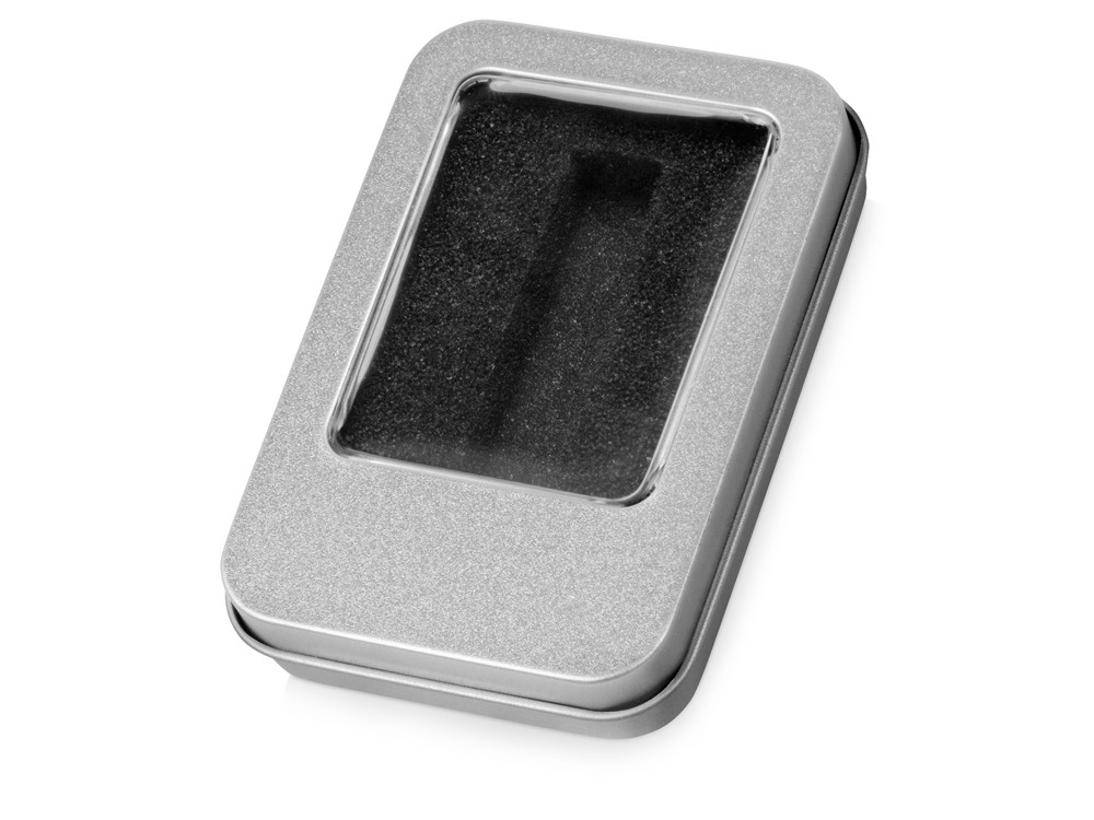 Коробка для флеш-карт с мини чипом Этан, серебристый - фото 1 - id-p111799379
