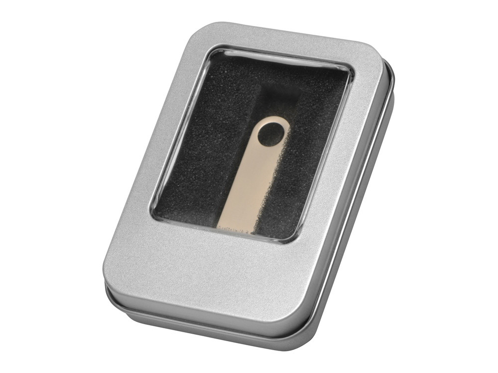 Коробка для флеш-карт с мини чипом Этан, серебристый - фото 7 - id-p111799379