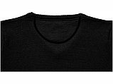 Пуловер Spruce женский с V-образным вырезом, черный, фото 4