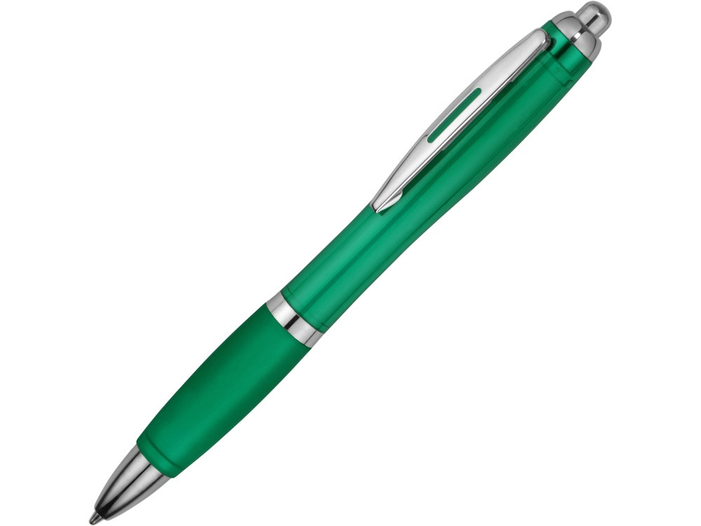 Ручка пластиковая шариковая Nash, зеленый, синие чернила - фото 1 - id-p111788385